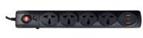 مشترك كهرباء Systemmax مع USB SMPU-4P3U