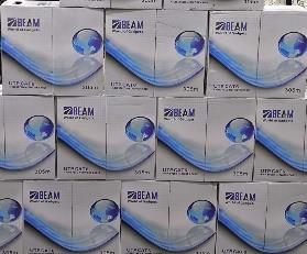 رول كابل شبكة BEAM CAT6 UTP نحاس
