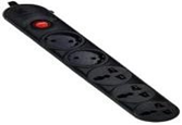 مشترك كهرباء Systemmax 5 بورت SMPG-5P