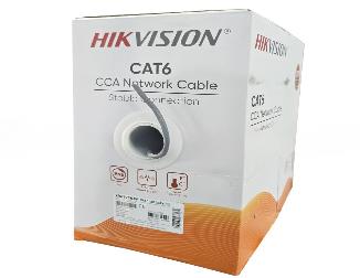 رول كابل شبكة Hikvision CAT6 UTP CCA برتقالي